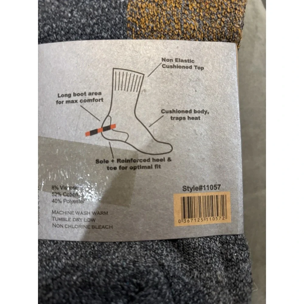 Milwaukee Heaviest Work Socks USA Size 10-13 2 Pair NWT